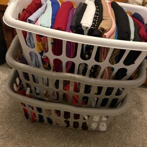 Huge Lot of Large Size 12 Size 14 Dresses Pants Shirts Tops over 100 pieces